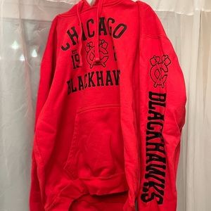 Chicago Blackhawks hoodie Red size Large